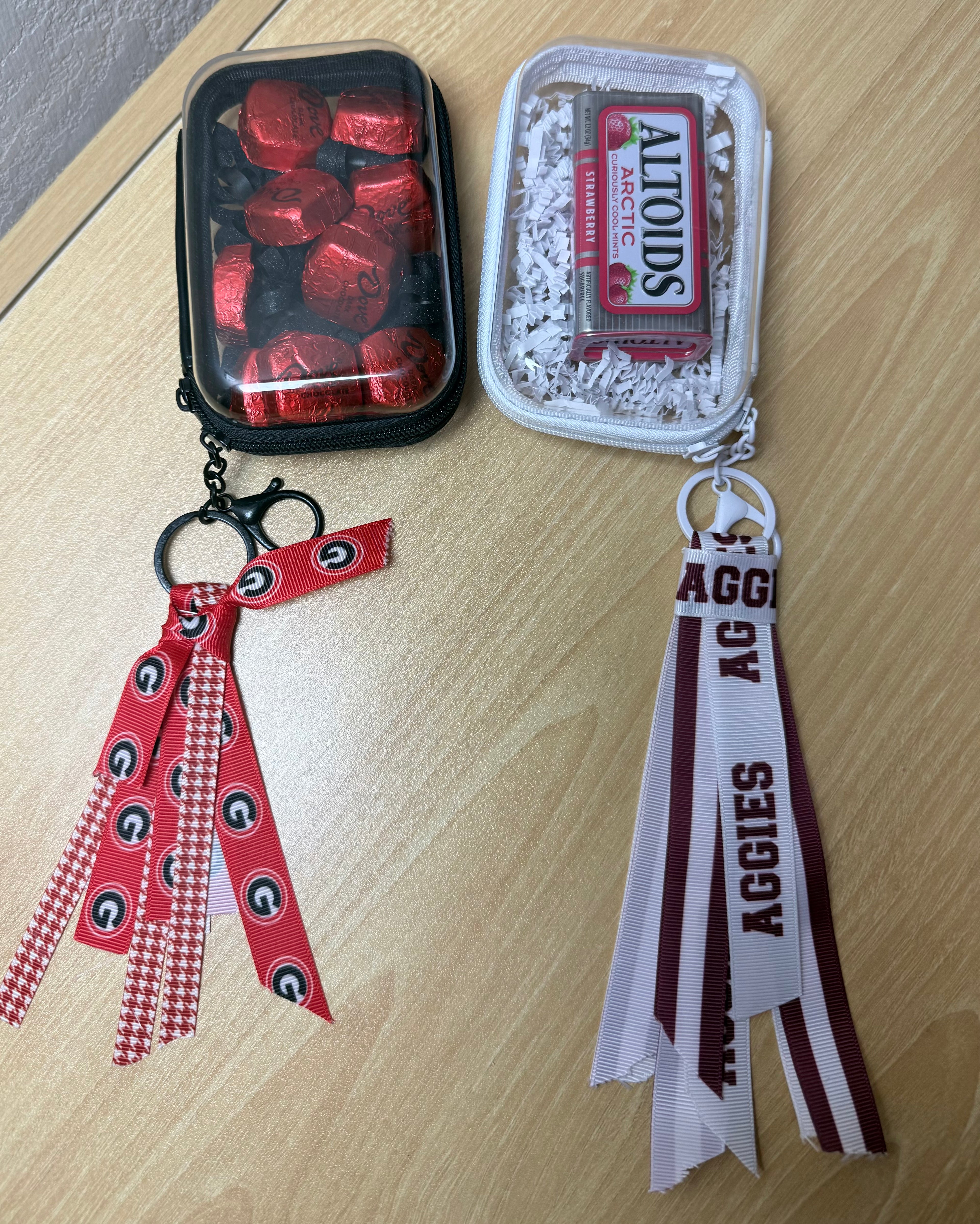 Clear Stadium Wallet with Team Colors