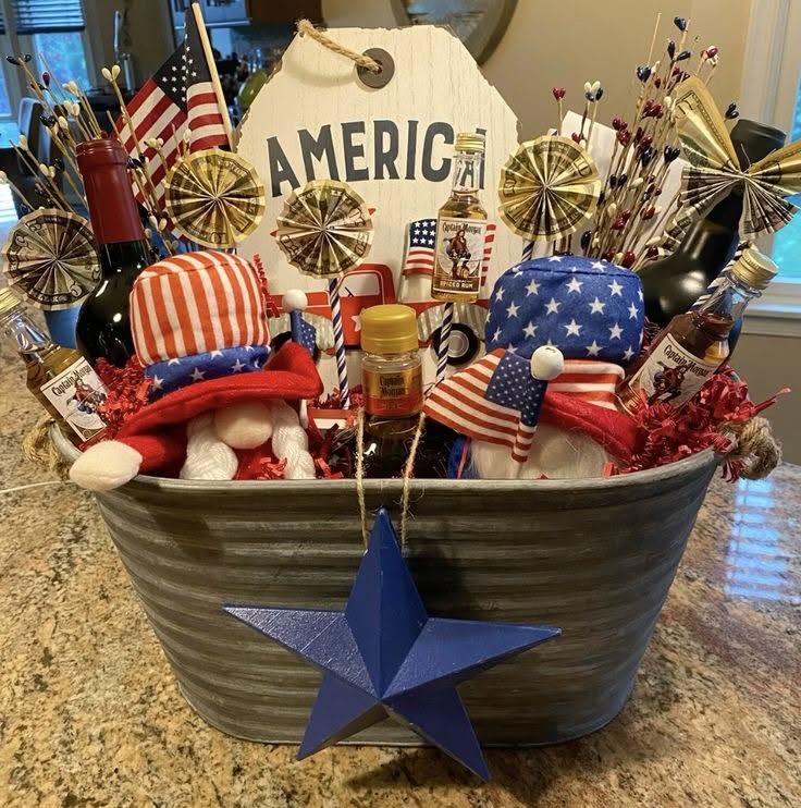 All American Celebration Basket