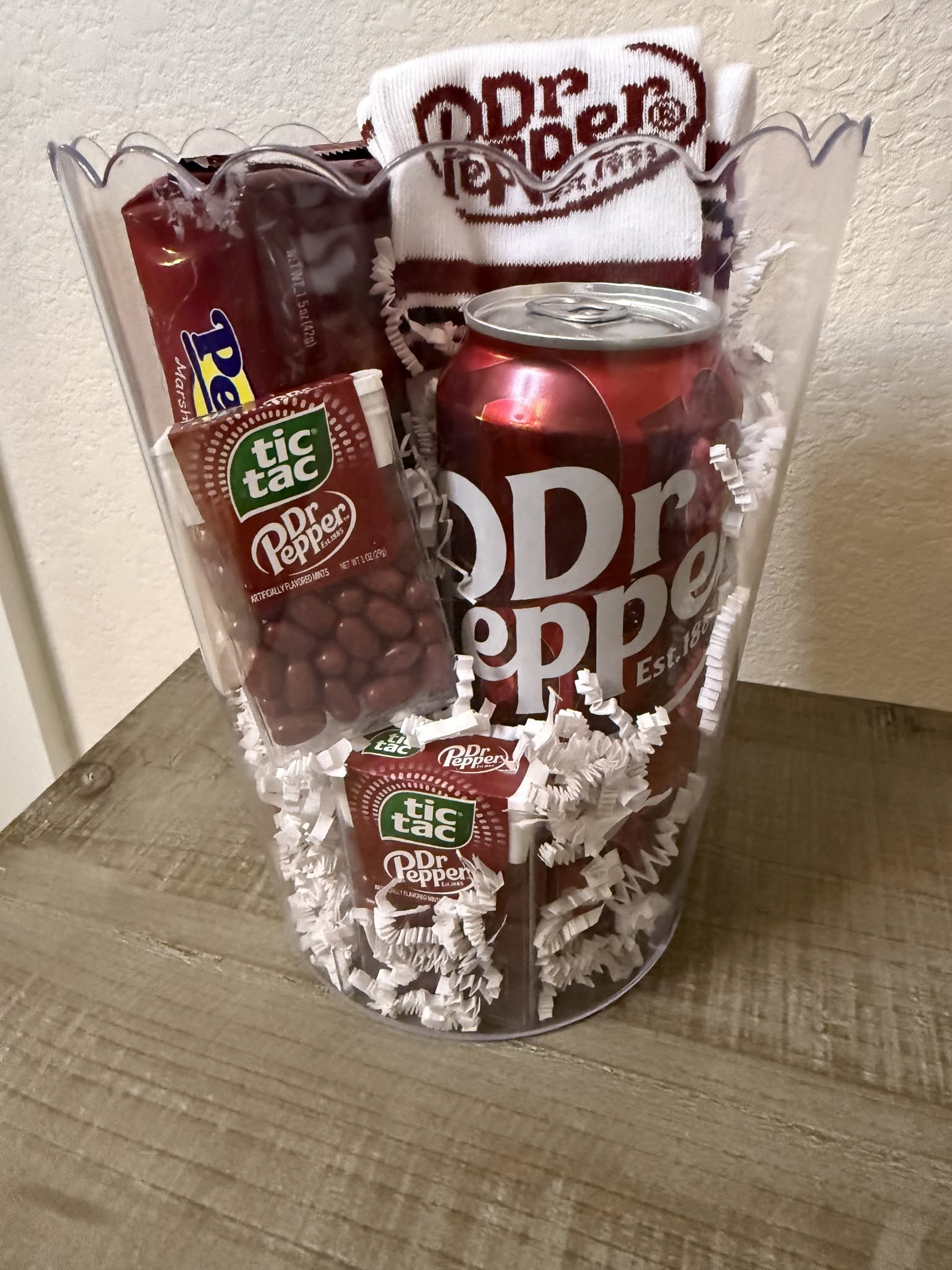Dr Pepper Themed Basket